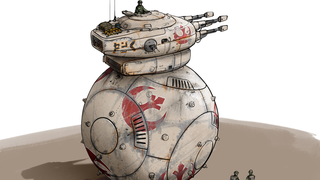 Uno de los diseños descartados para <i>The Rise of Skywalker </i>era un tanque con la forma de BB-8